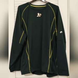 Vintage Big & Tall 2X MLB Oakland A's Athletics Lined Pullover Sweater